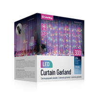 ColorWay COLORWAY LED szalag, LED garland ColorWay curtain (curtain) 3x3m 300LED 220V multi-colored