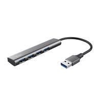TRUST Trust USB Hub - Halyx (USB; 4port USB3.2; aluminium)