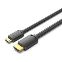  Vention HDMI-C/M -> HDMI-A/M (4K,HD, fekete), 2m, kábel