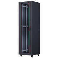  NET FORMRACK 42U Cosmoline 600x600 19" szabadon álló rack szekrény - RAL9005 fekete