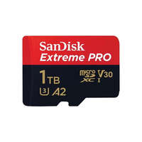 Sandisk Sandisk 1TB SD micro Extreme Pro (SDXC Class 10 UHS-I U3) memória kártya adapterrel