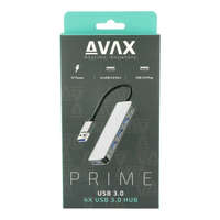 AVAX ADA AVAX HB900 PRIME USB 3.0 - 4x3.0 USB HUB +CF töltés