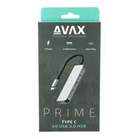 AVAX ADA AVAX HB901 PRIME Type C - 4x3.0 USB HUB +CF töltés