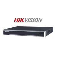 HIKVISION Hikvision NVR rögzítő - DS-7608NI-Q2/8P (8 csatorna, 80Mbps rögzítési sávszél, H265+, HDMI+VGA, 2xUSB, 2x Sata, 8x PoE)