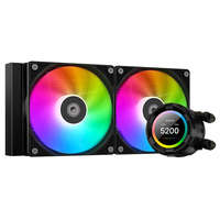 ID-COOLING ID-Cooling CPU Water Cooler - Space SL240 XE (25dB; max. 129,39 m3/h; 2x12cm, A-RGB LED, fekete)