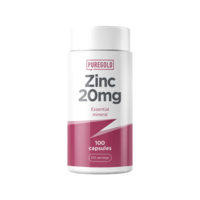 PureGold PureGold Zinc 20mg étrend-kiegészítő 100 tabletta
