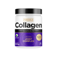 PureGold PureGold Collagen Marha + Joint Complex kollagén italpor Raspberry 300 g