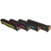 TonerPartner MultiPack HP CB540-3A (CB540A, CB541A, CB542A, CB543A) - kompatibilis toner, black + color (fekete + színes)