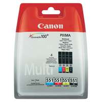 Canon Canon CLI-551 (6509B009) - eredeti patron, black + color (fekete + színes)