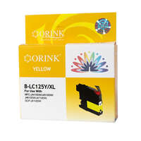 Orink Brother LC125XL tintapatron yellow (utángyártott Orink)