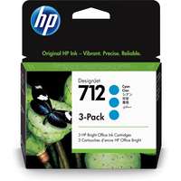 Hp HP 3ED77A 3PACK cián tintapatron 29ML No.712 (eredeti)