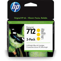 Hp HP 3ED79A 3PACK tintapatron sárga 29ML No.712 (eredeti)