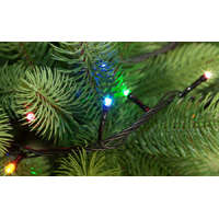 DekorTrend Design Dekor KDV 085 Kültéri vezérlős LED-es fényfüzér, 8 program, 4 m, fekete kábellel, 80 db színes (többszínű) LED-del