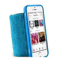 PURO PURO iPhone SE / 5 / 5s RUNNING BAND karra rögzíthető, rugalmas, gumírozott okostelefon tok, kék