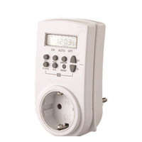 GAO GAO 0743h Digitális beltéri, heti időzítő óra, fehér