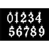 Számgyertya kicsi "3"