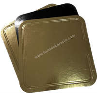Tortaalátét 28*28 cm Black and Gold