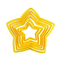 Egyéb Csillag alakú kiszúró készlet, műanyag, 6 db-os