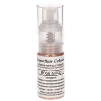SUGARFLAIR Sugarflair pumpás glitter spray, rose gold, 10g