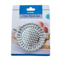 EGYÉB Gyümölcskosár forma, fém, kerek, nagy 3 db-os