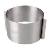 Dr. Oetker Dr. Oetker tortagyűrű, extra magas, állítható, rozsdamentes acél, 16-30 cm