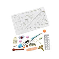 EGYÉB Gyógyászati fondant forma, szilikon, 14,5 ×8,3 cm