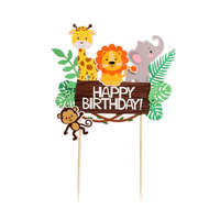 Egyéb Tortabeszúró, Happy Birthday az állatkertben, papír