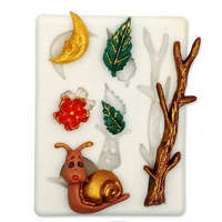 EGYÉB Csiga fondant forma, szilikon, 7×9,5 cm