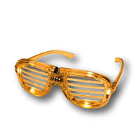 TrendShop LED party szemüveg - Narancssárga