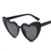 eCarla Fekete szív napszemüveg / Party szemüveg