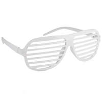 TrendShop Party szemüveg - Rácsos fehér