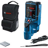 Bosch BOSCH 0601081600 D-tect 200 C Falszkenner + 4xAA elemek + elem adapter + USB-C Kábel + csuklópánt + zsák + kartondoboz
