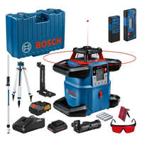 Robert Bosch BOSCH 06159940P5 GRL 600 CHV Forgólézer (1x4,0Ah ProCore) + LR 60 Lézervevő + RB 60 Tartó + RC 6 Távirányító + WM 6 Fali tartó + BT 170 HD Állvány + GR240 Mérőléc