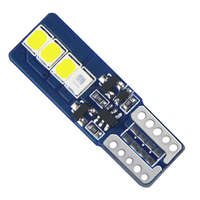 T10 led színváltós fehér és kék 8smd DC12V