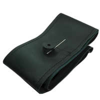 Varrható kormányvédő bőr fekete