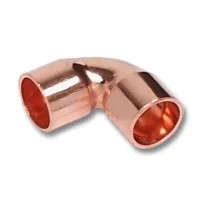 Réz forraszidom 90° könyök 15mm BB
