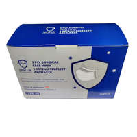Szájmaszk Shield 3 rétegű prémium kék maszk 50 db dobozonként, sebészeti szájmaszk csomagban, orvosi maszk