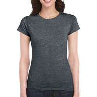 Gildan Női póló Csapott ujjú Gildan Softstyle Ladies&#039; T-Shirt - M, Sötét heather szürke