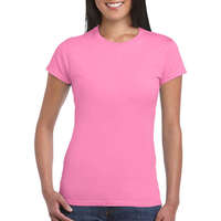 Gildan Női póló Csapott ujjú Gildan Softstyle Ladies&#039; T-Shirt - M, Azálea (világos rózsaszín)