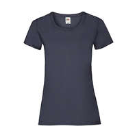 Fruit of the Loom Női póló Csapott ujjú Fruit of the Loom Valueweight T Lady-Fit - S (10), Mély sötétkék (navy)