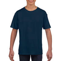 Gildan Gyerek póló Rövid ujjú Gildan Softstyle Youth T-Shirt - XS (104/110), Sötétkék (navy)