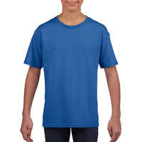 Gildan Gyerek póló Rövid ujjú Gildan Softstyle Youth T-Shirt - L (140/152), Királykék