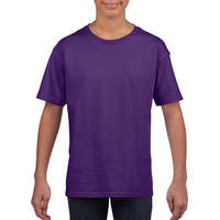 Gildan Gyerek póló Rövid ujjú Gildan Softstyle Youth T-Shirt - M (116/134), Lila