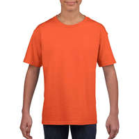 Gildan Gyerek póló Rövid ujjú Gildan Softstyle Youth T-Shirt - S (110/116), Narancssárga