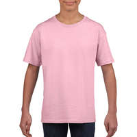 Gildan Gyerek póló Rövid ujjú Gildan Softstyle Youth T-Shirt - XS (104/110), Világos rózsaszín (pink)