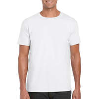 Gildan Férfi póló Rövid ujjú Gildan Softstyle Ring Spun T-Shirt - S, Fehér