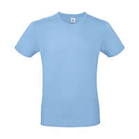 B and C Csomag akciós póló (minimum 5 db) Férfi rövid ujjú póló B&C #E150 T-Shirt -S, Ég kék