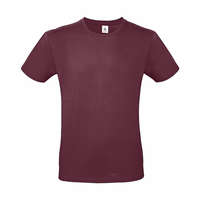 B and C Csomag akciós póló (minimum 3 db) Férfi rövid ujjú póló B&C #E150 T-Shirt -XS, Burgundi vörös
