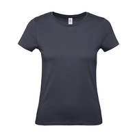B and C Csomag akciós póló (minimum 5 db) Női rövid ujjú póló B&C #E150 /women T-Shirt -XS, Világos sötétkék (navy)