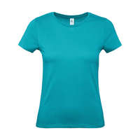 B and C Csomag akciós póló (minimum 5 db) Női rövid ujjú póló B&C #E150 /women T-Shirt -S, Igazi türkizkék